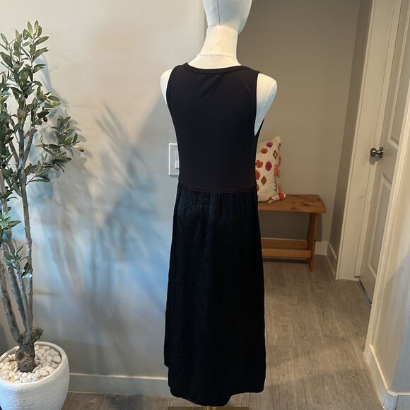 Michael Stars Bridgette Mixed Media Tank Midi Dress New! - Picture 10 of 14